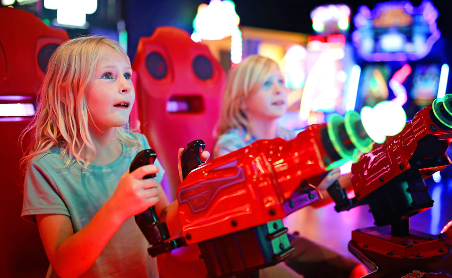Kids with Arcade Guns